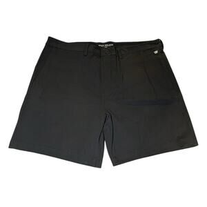 Mack Weldon Maverick Tech Chino Shorts Mens 36W True Navy Blue Minimalistic Golf